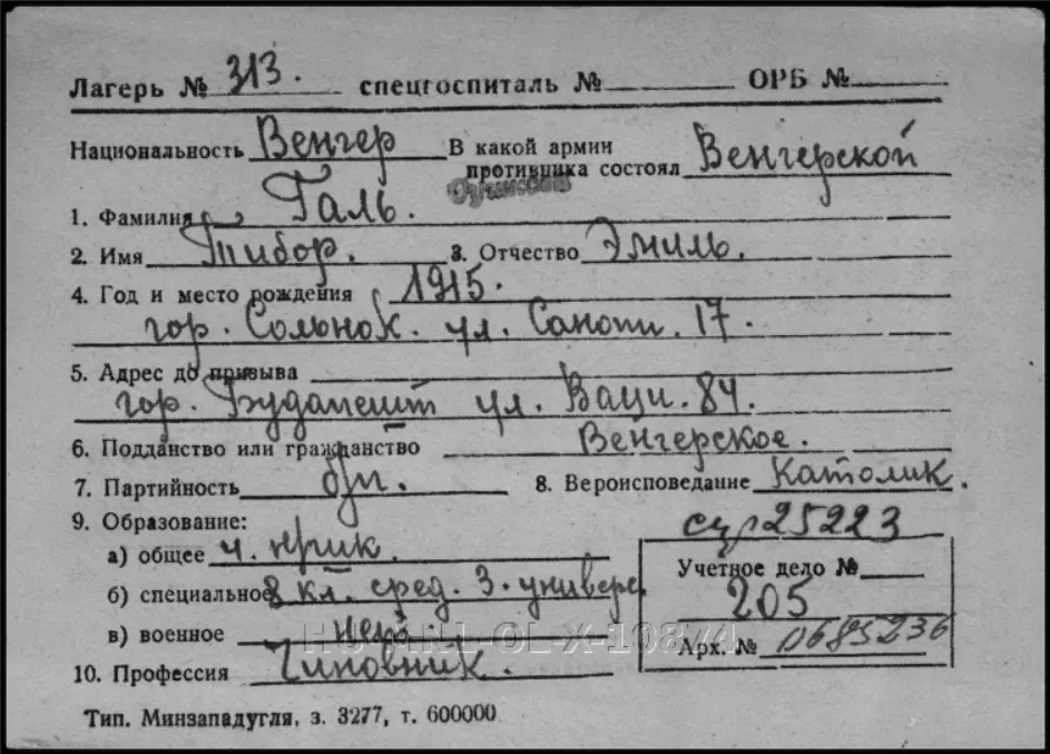 Researchers at the Hungarian Research Centre for Linguistics have automated the transfer of a database of Hungarian prisoners of Soviet camps