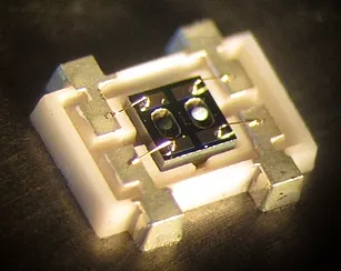 Micro-scale gas sensor for natural gas leak detection developed by EK-CER researchers in collaboration with the Moscow Engineering Physics Institute