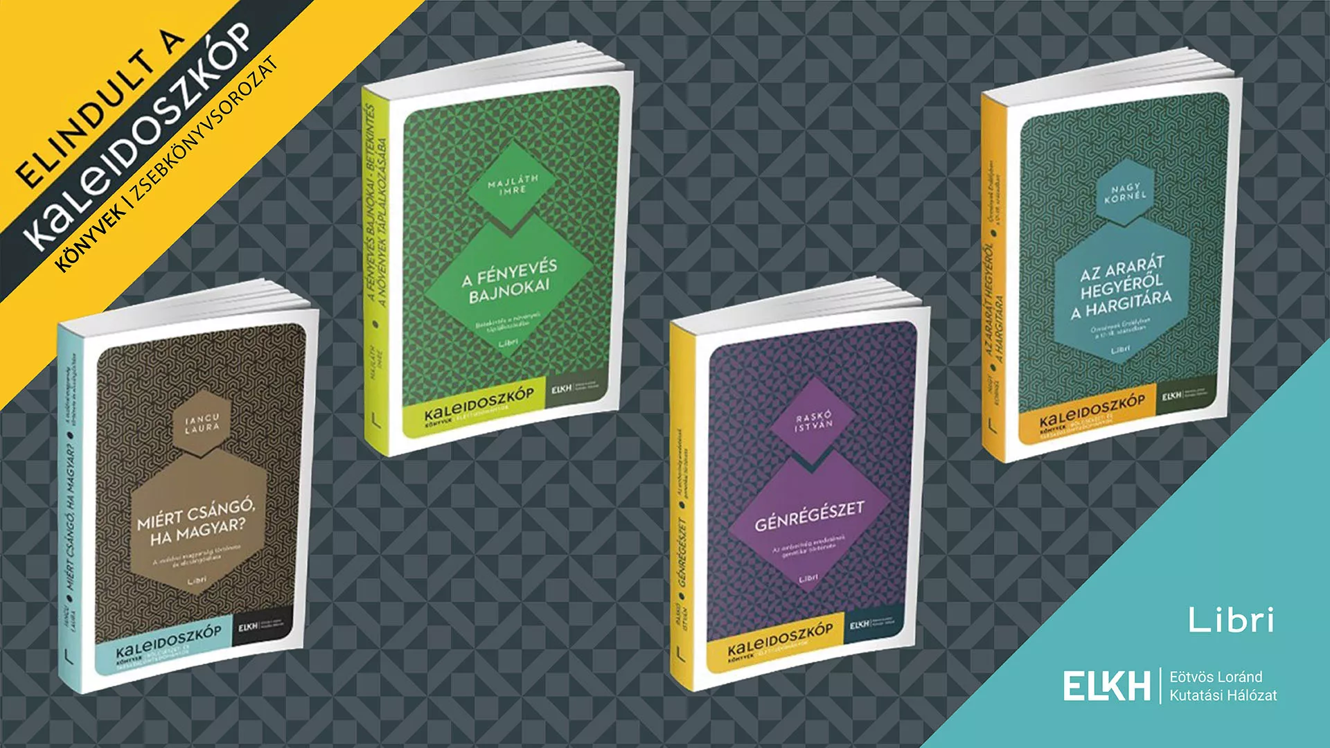 The first four volumes of the new Kaleidoscope Books educational scientific pocket book series published