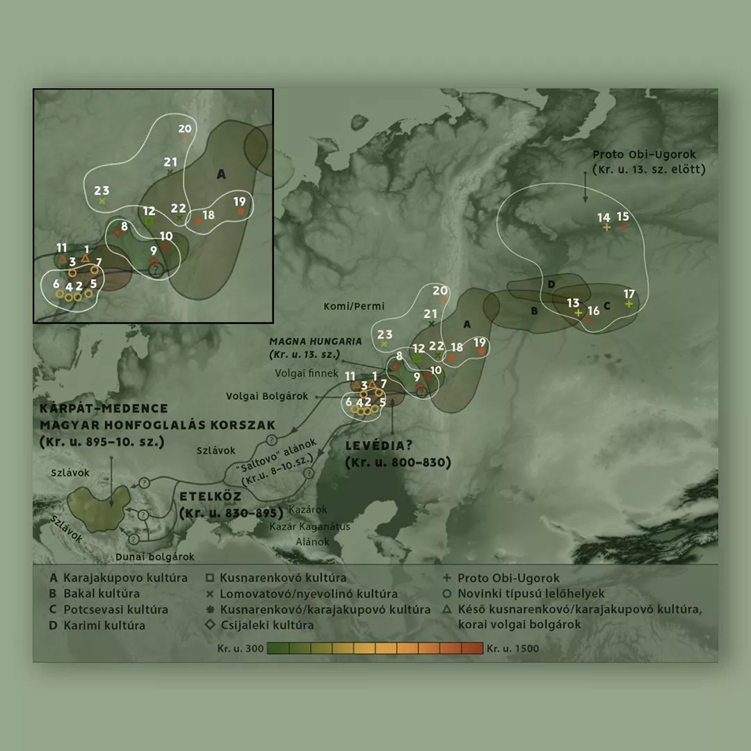 Researchers of BTK have examined early medieval cemeteries from the Ob to the Volga, representing a new milestone in the archaeogenetic research of Hungarian prehistory
