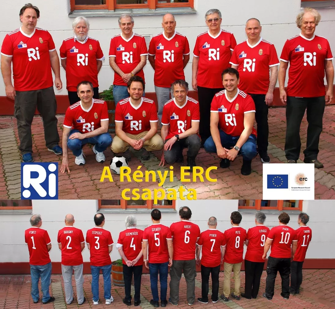 A total of 11 researchers from Rényi Institute receive ERC funding support in 2008-2022 period