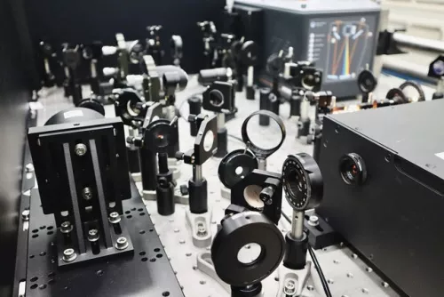 Ultrafast optical spectroscopic measurement system developed at ELI in Szeged to study light-induced biological processes with help of BRC researchers