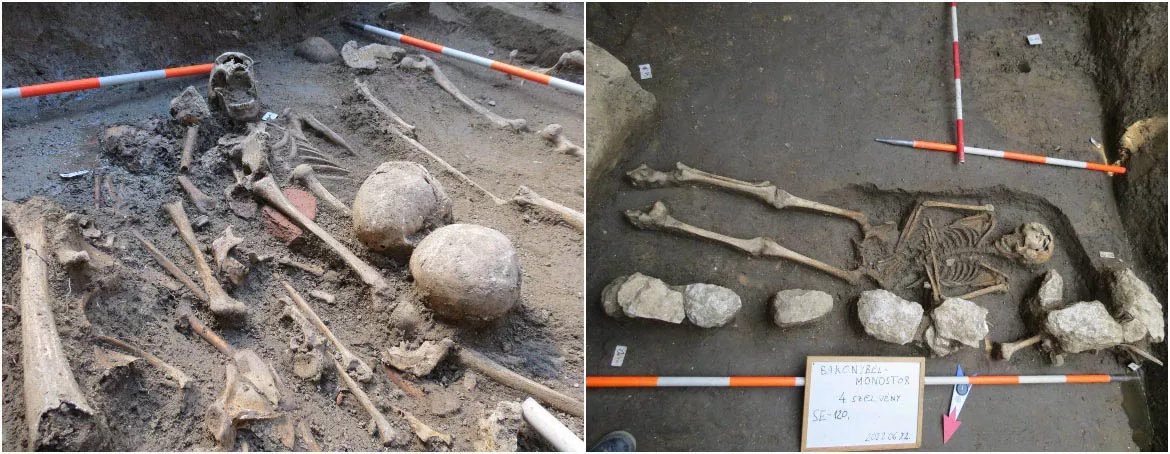Archaeological excavations led by BTK in the area of the Benedictine monastery in Bakonybél have been completed