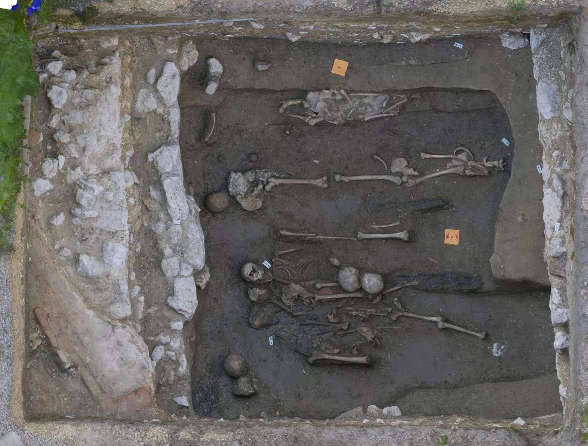 Archaeological excavations led by BTK in the area of the Benedictine monastery in Bakonybél have been completed