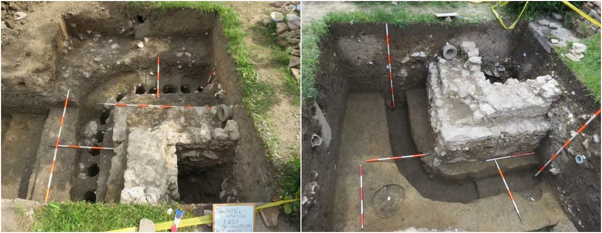 Archaeological excavations led by BTK in the area of the Benedictine monastery in Bakonybél have been completed