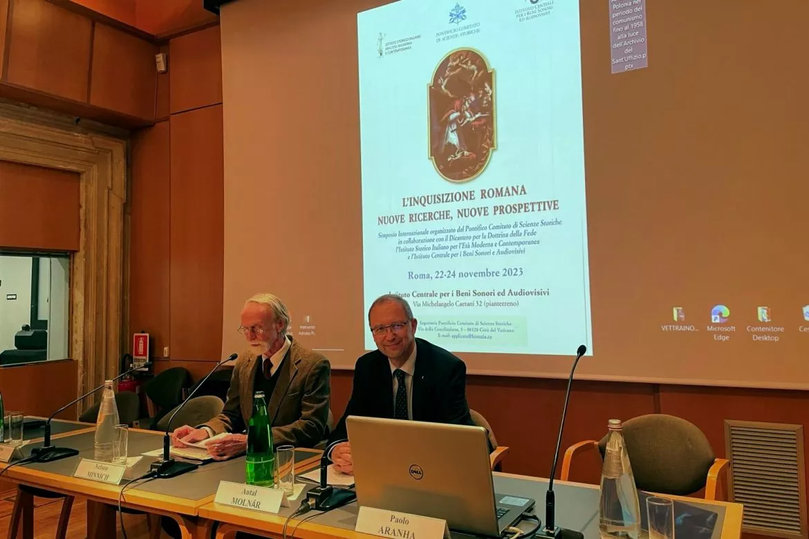 Molnár Antal, a HUN-REN BTK főigazgató-helyettese előadást tartott az inkvizícióról ötévente rendezett vatikáni konferencián