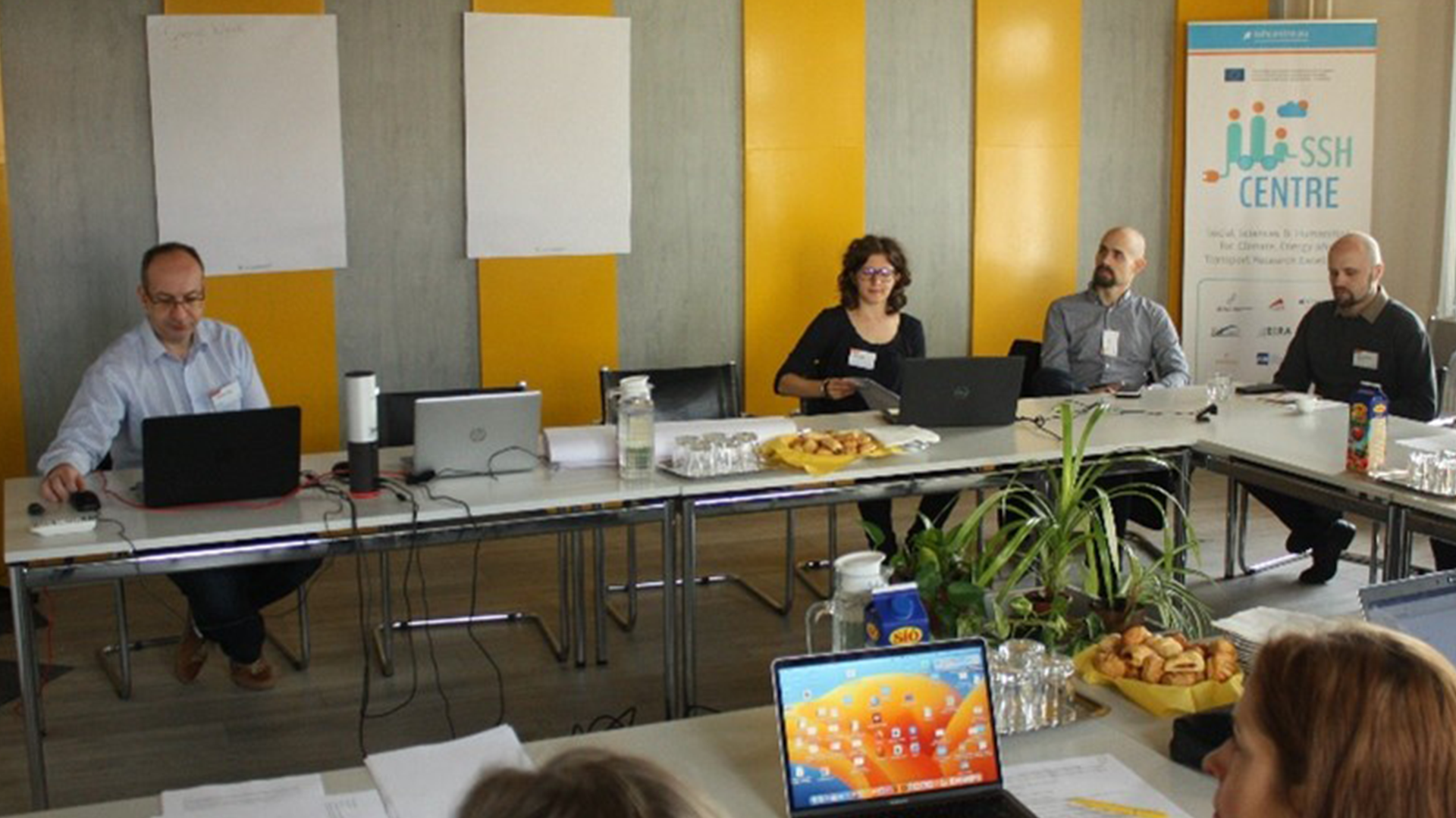 The workshop of the SSH CENTRE Horizon Europe project took place in Pécs at KRTK IRS premises 