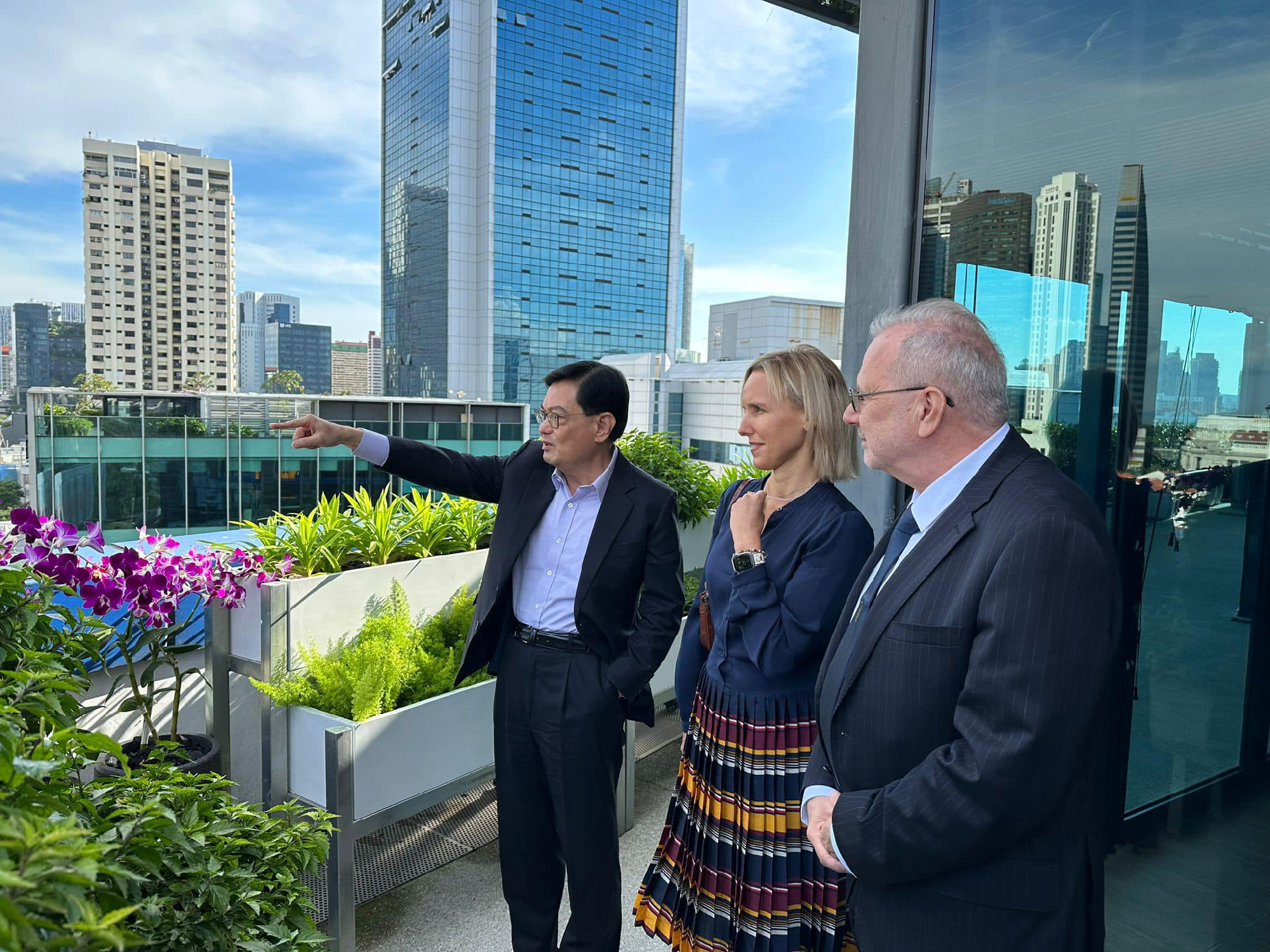 Balázs Gulyás, President of ELKH and Heng Swee Keat, Deputy Prime Minister of Singapore discussed mutually beneficial cooperation opportunities and the sharing of best practices in Singapore