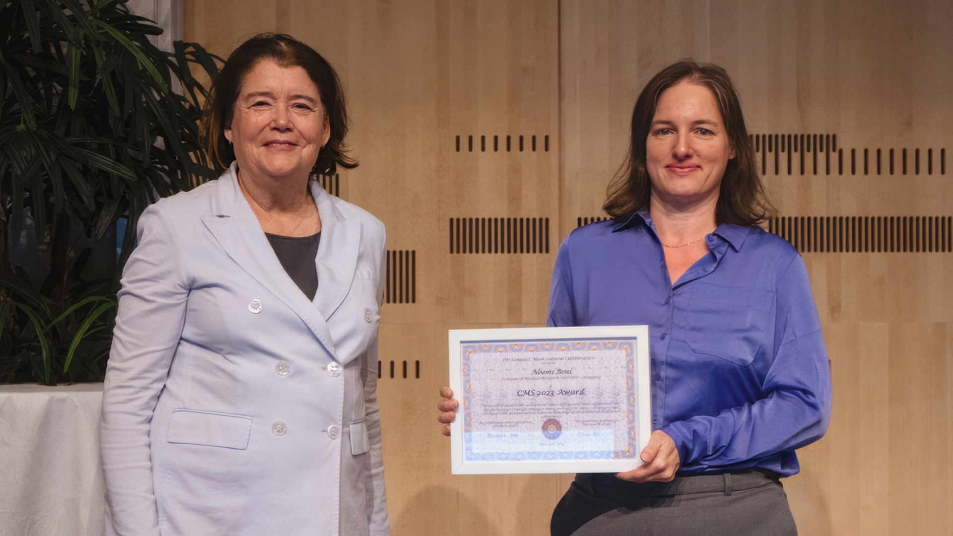 HUN-REN ATOMKI researcher Noémi Béni wins CERN CMS Award again