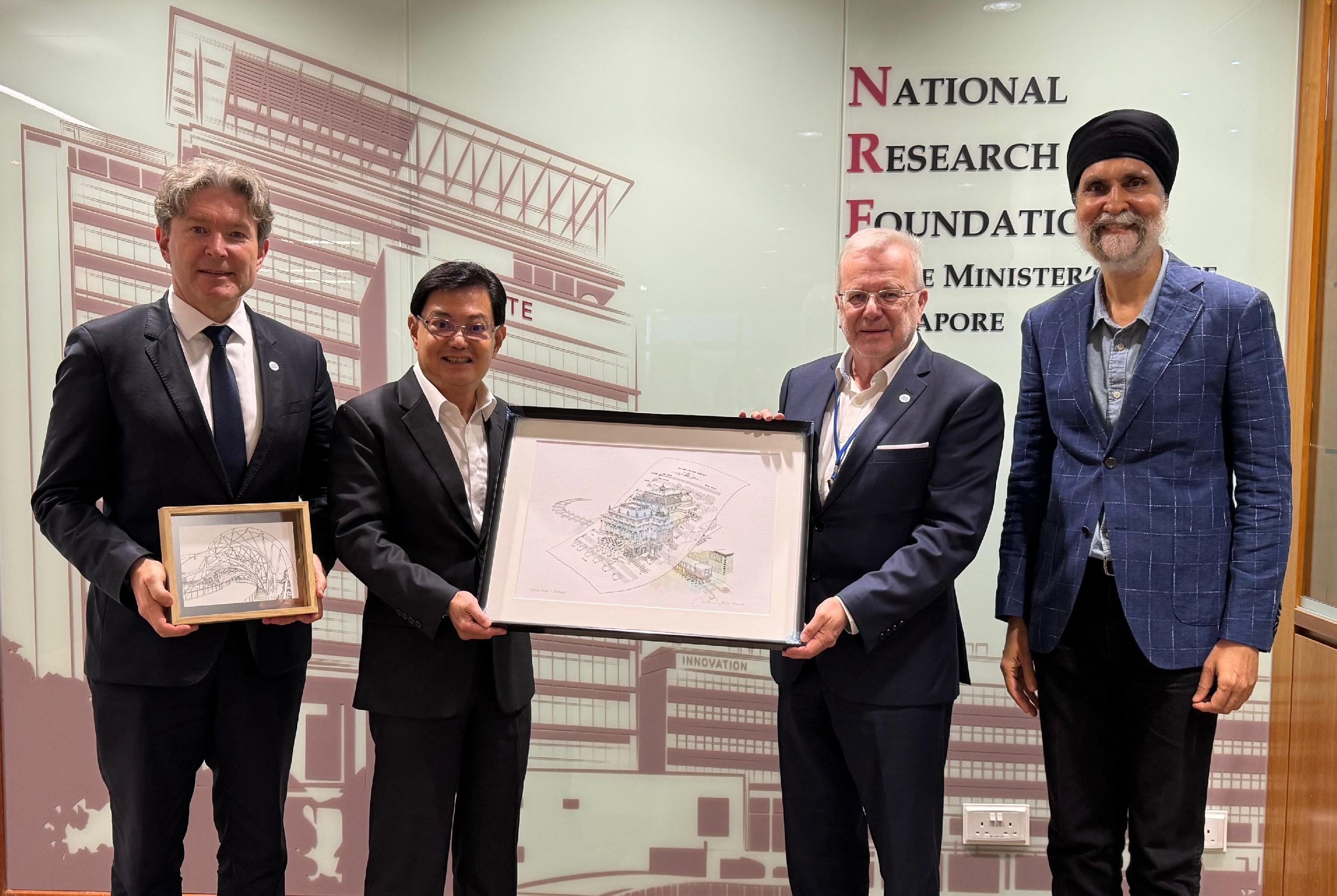 Kutatási, innovációs és vállalati együttműködésekről tárgyalt a HUN-REN vezetése a Szingapúri Nemzeti Kutatási Alap elnökével 