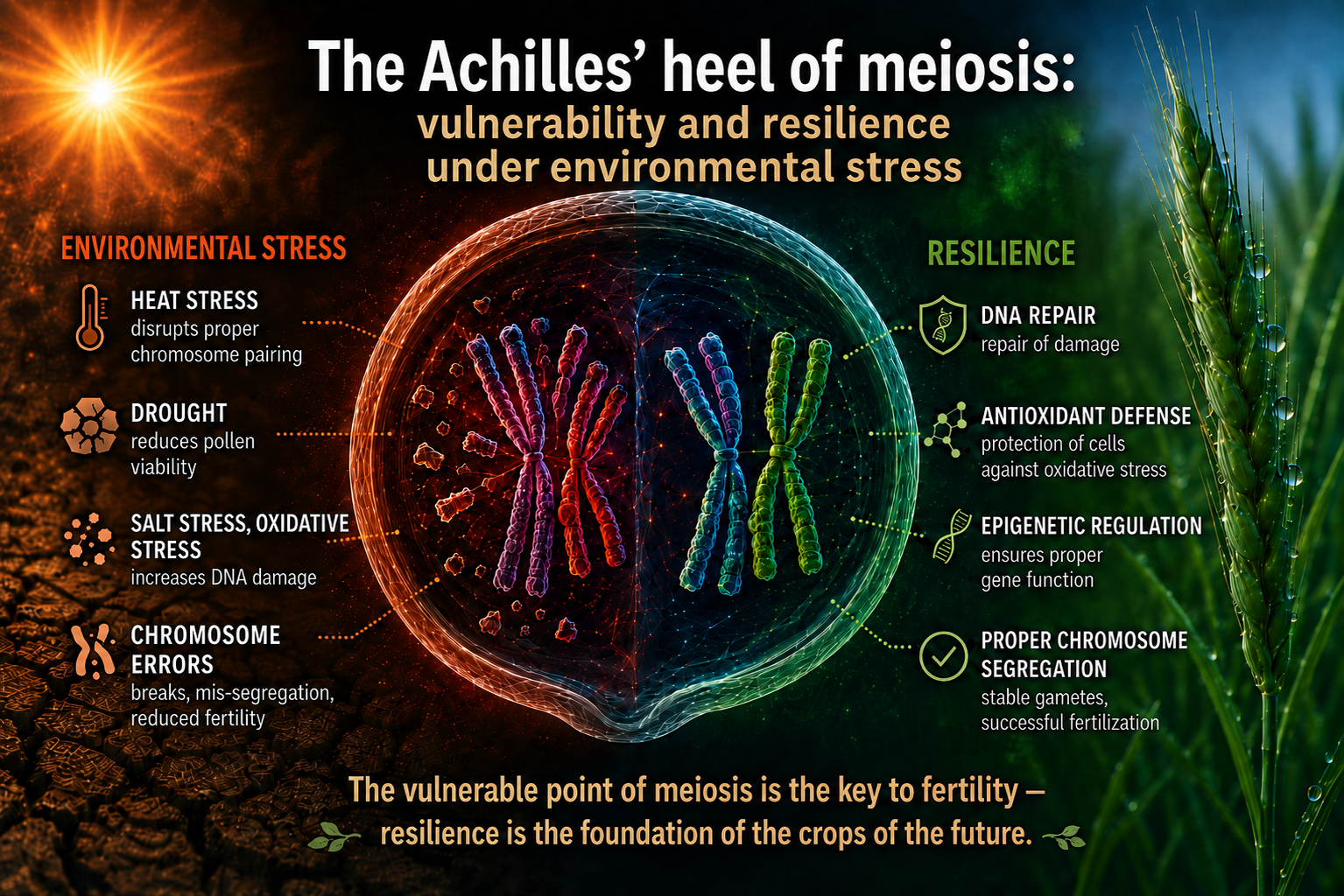 Understanding Plant Meiosis Could Help Breed Climate-Resilient Cereals