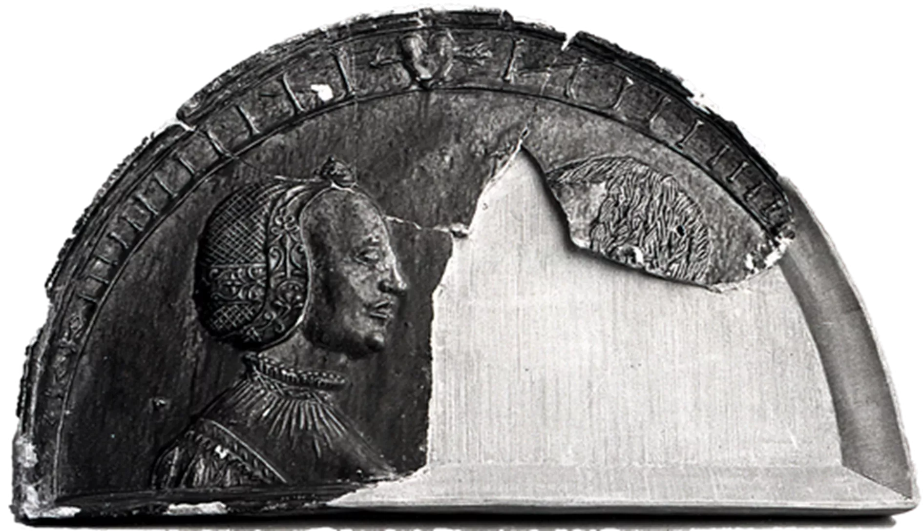 Reneszánsz ábrázolás egy egri mázas terrakotta lapon